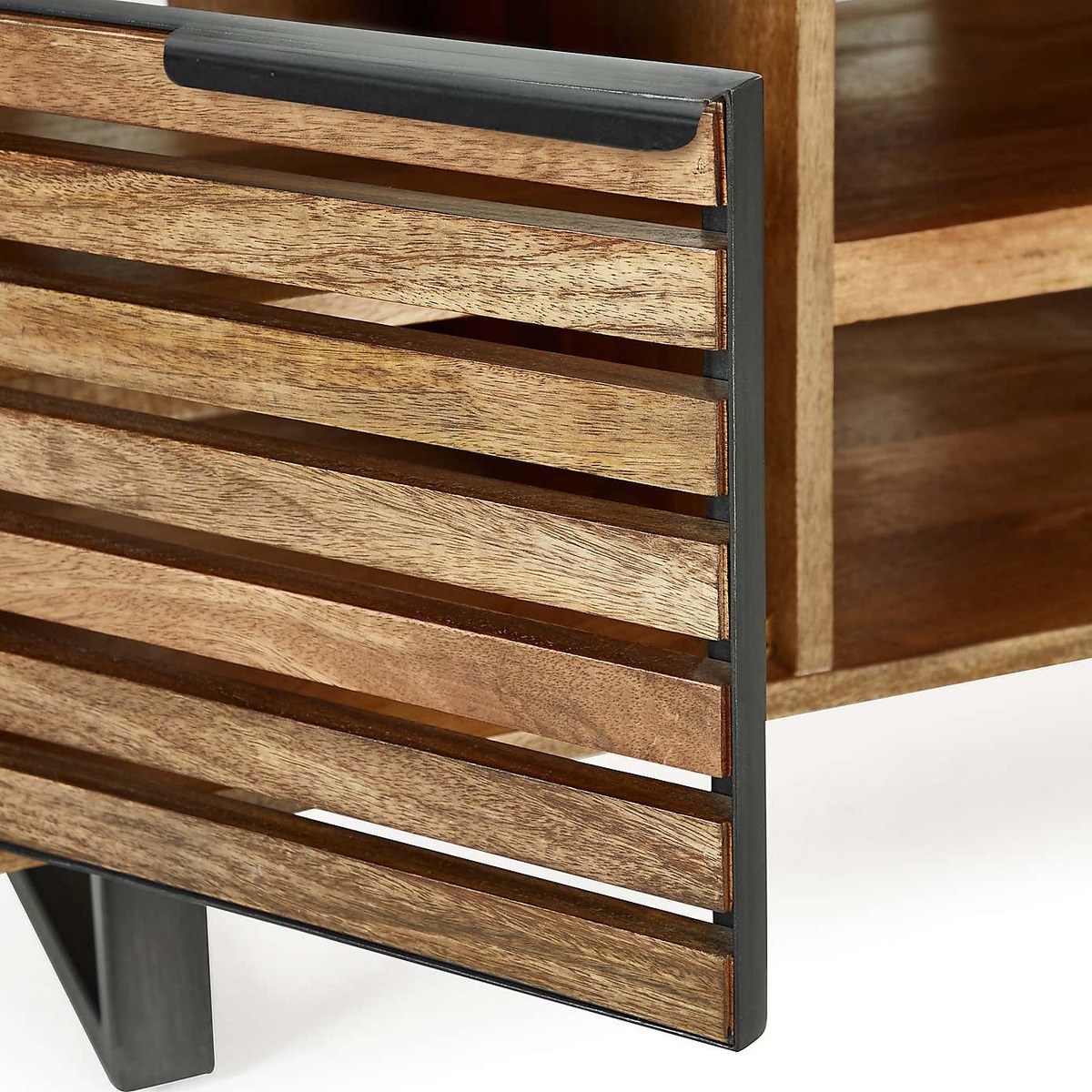 Slatted Mango TV Stand Brown – image 6