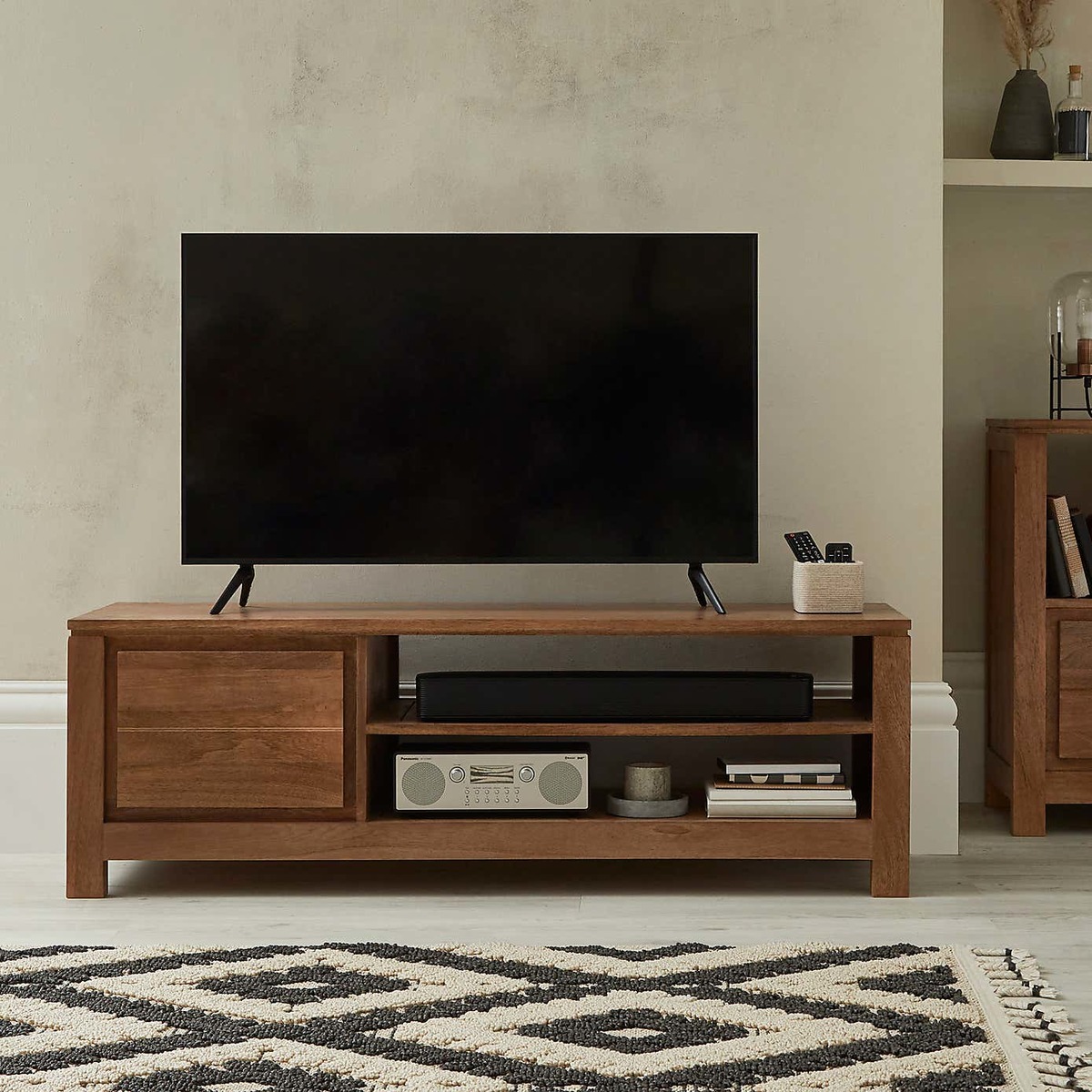 Harlam Wide TV Stand Brown – image 3