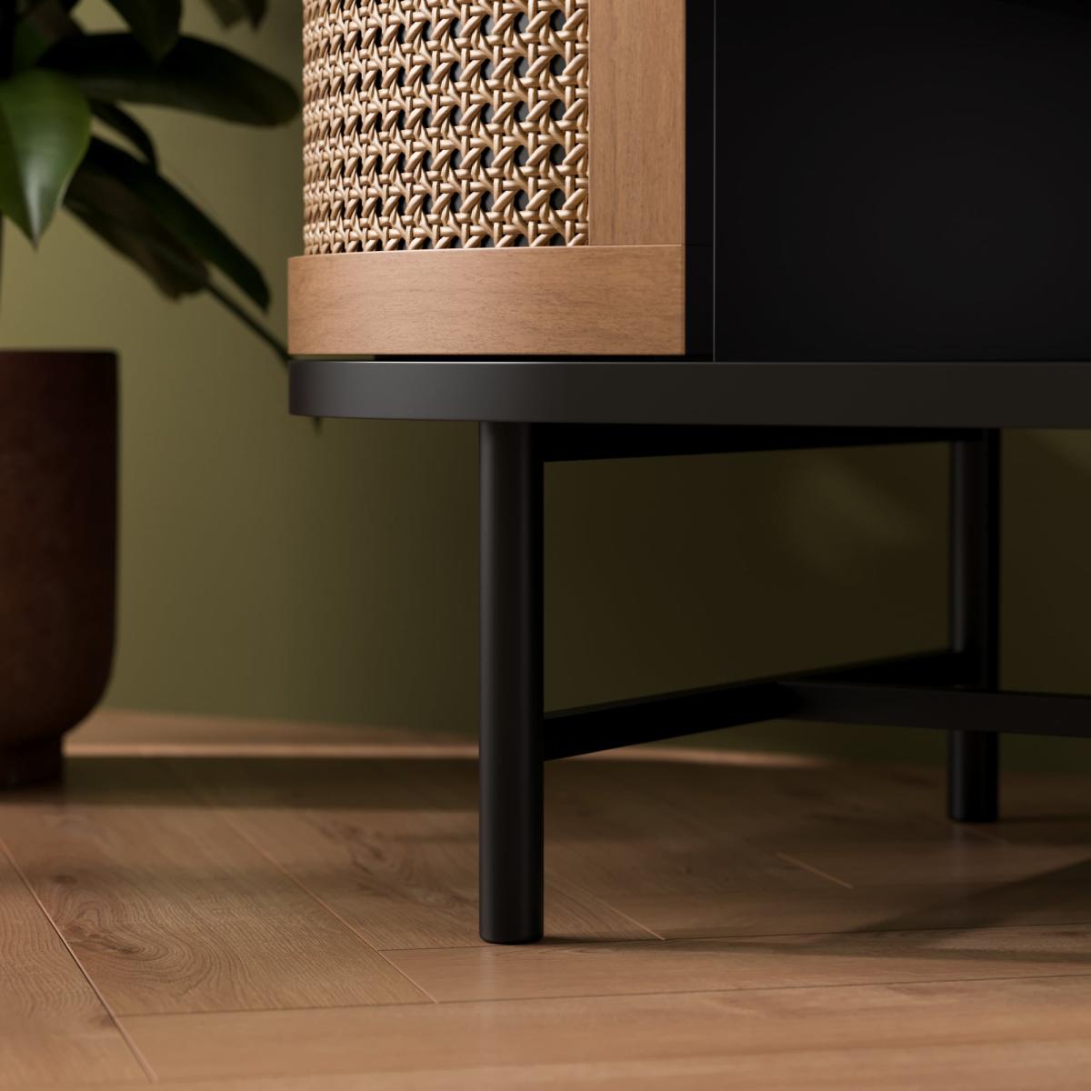 Franco Oval TV Unit Black – image 5