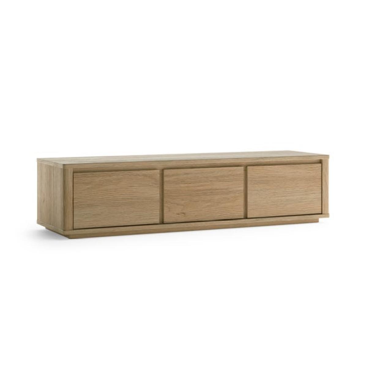 Malik Wide TV Unit for TVs up to 55", Light Oak Effect – image 2