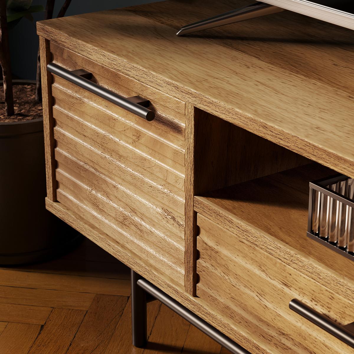 Bryant Wide TV Unit Wood (Brown) – image 3