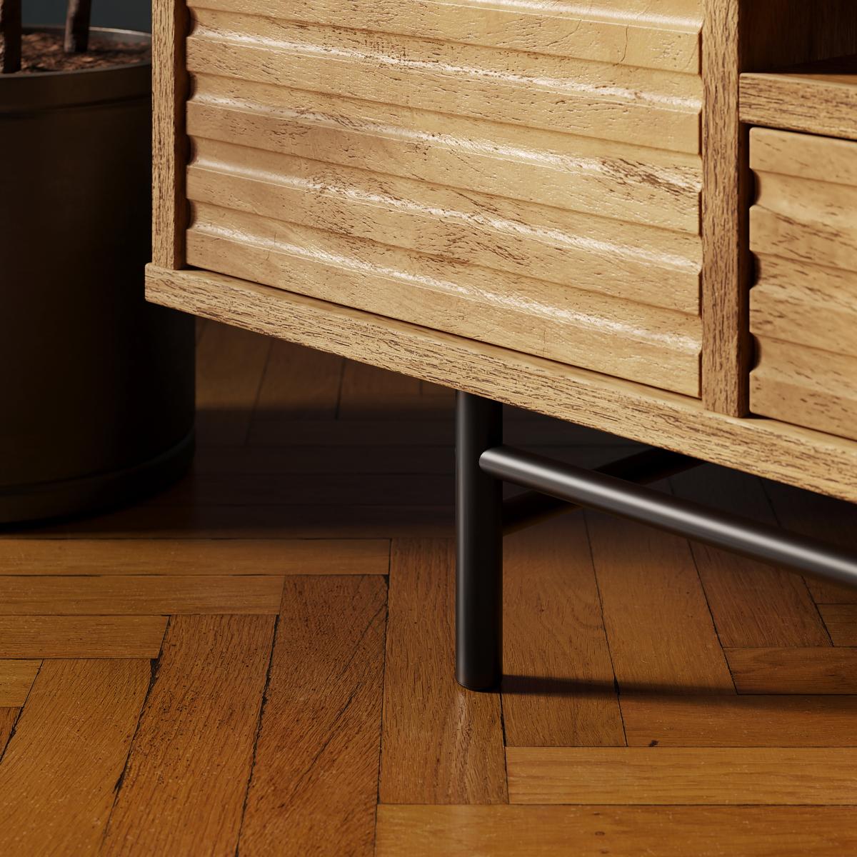 Bryant Wide TV Unit Wood (Brown) – image 5