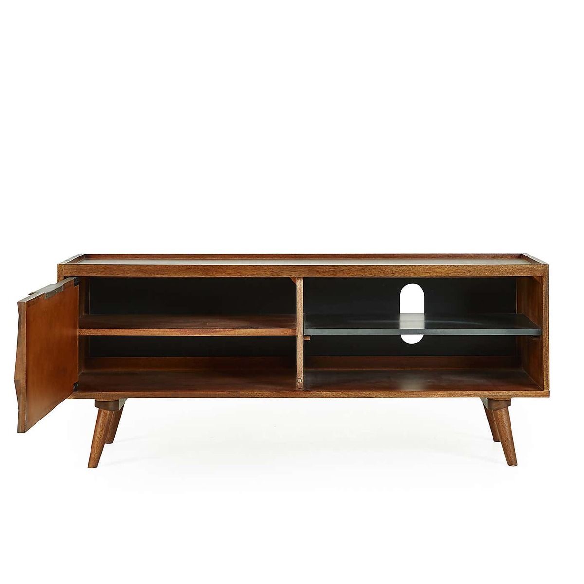 Hexagonal TV Stand Brown – image 4