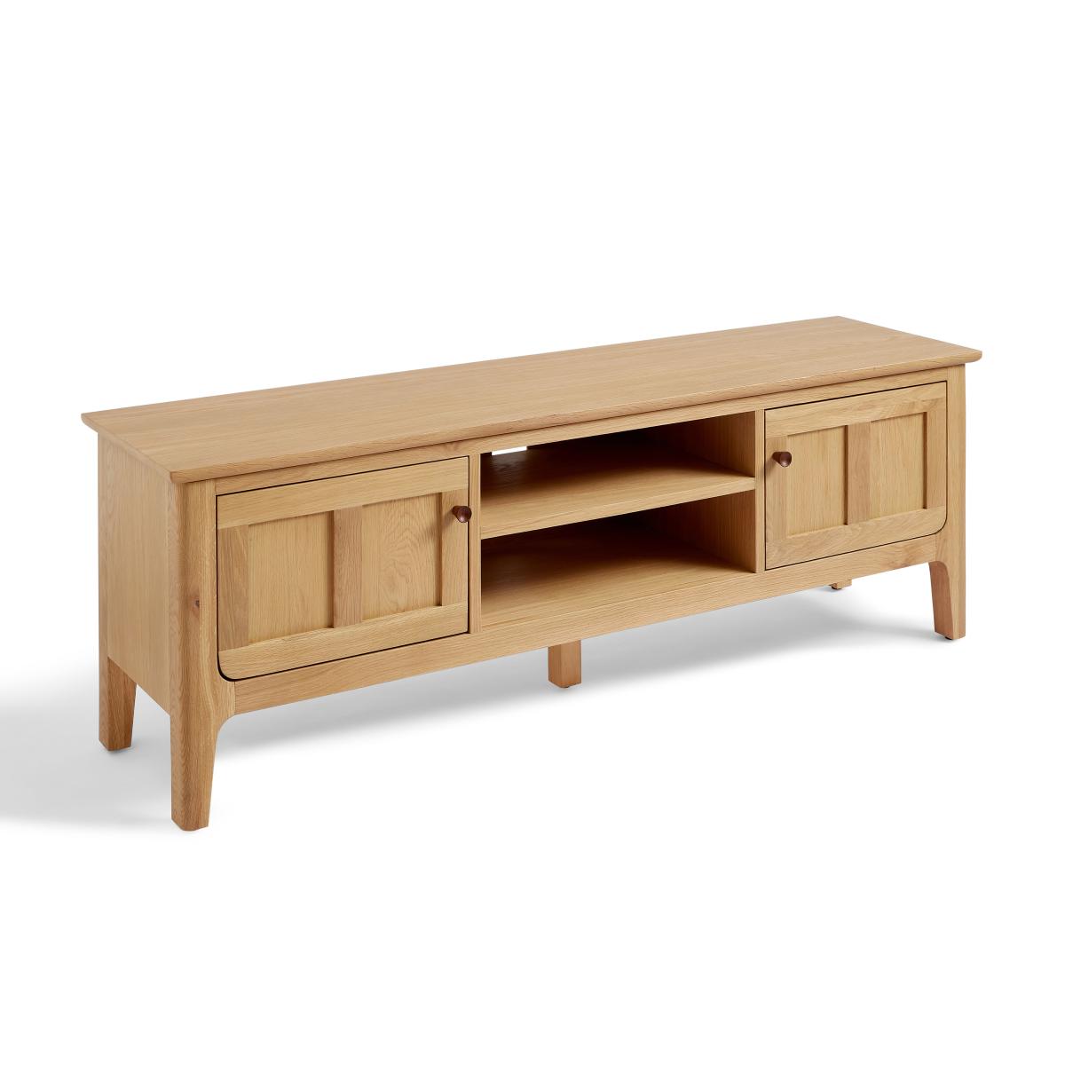 Walton Wide TV Unit for TVs up to 55" Light Oak – image 5