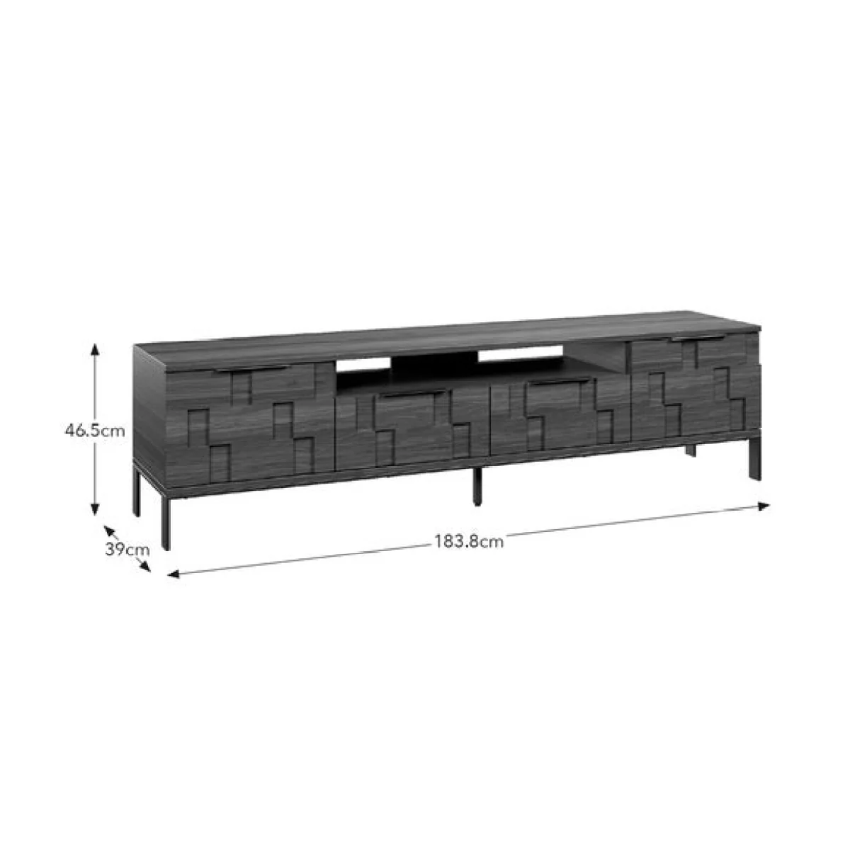 Watson Extra Wide TV Unit for TVs up to 80" – image 8