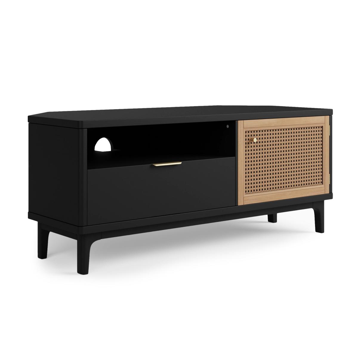 Franco Corner TV Unit Black – image 2
