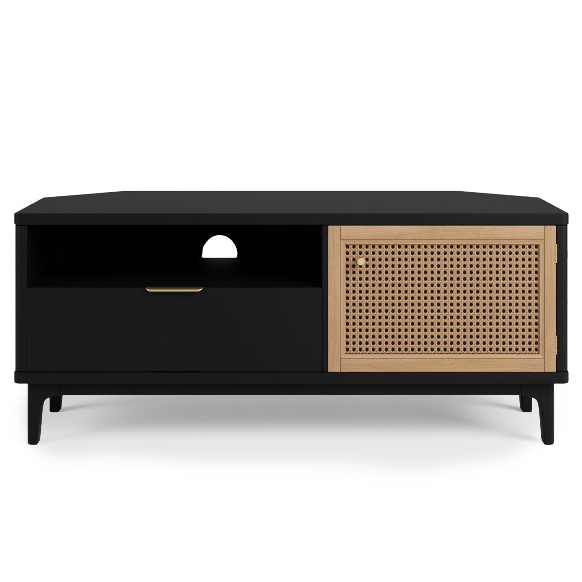 Franco Corner TV Unit Black – image 3