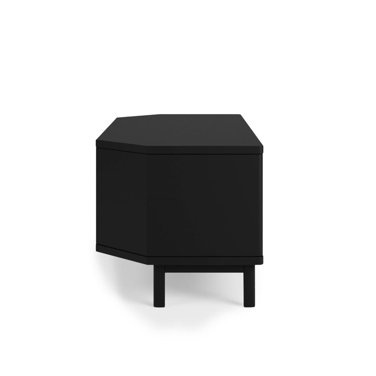 Franco Corner TV Unit Black – image 4