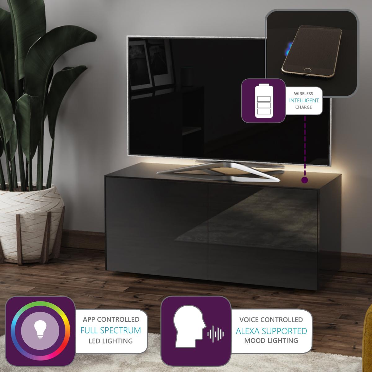 Intel LED 1100 TV Unit Black – image 2