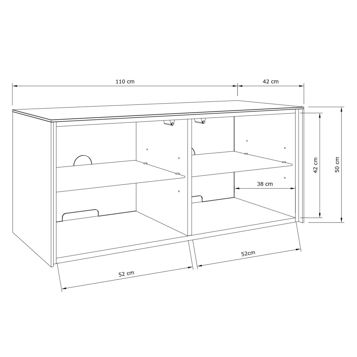 Intel LED 1100 TV Unit Black – image 6