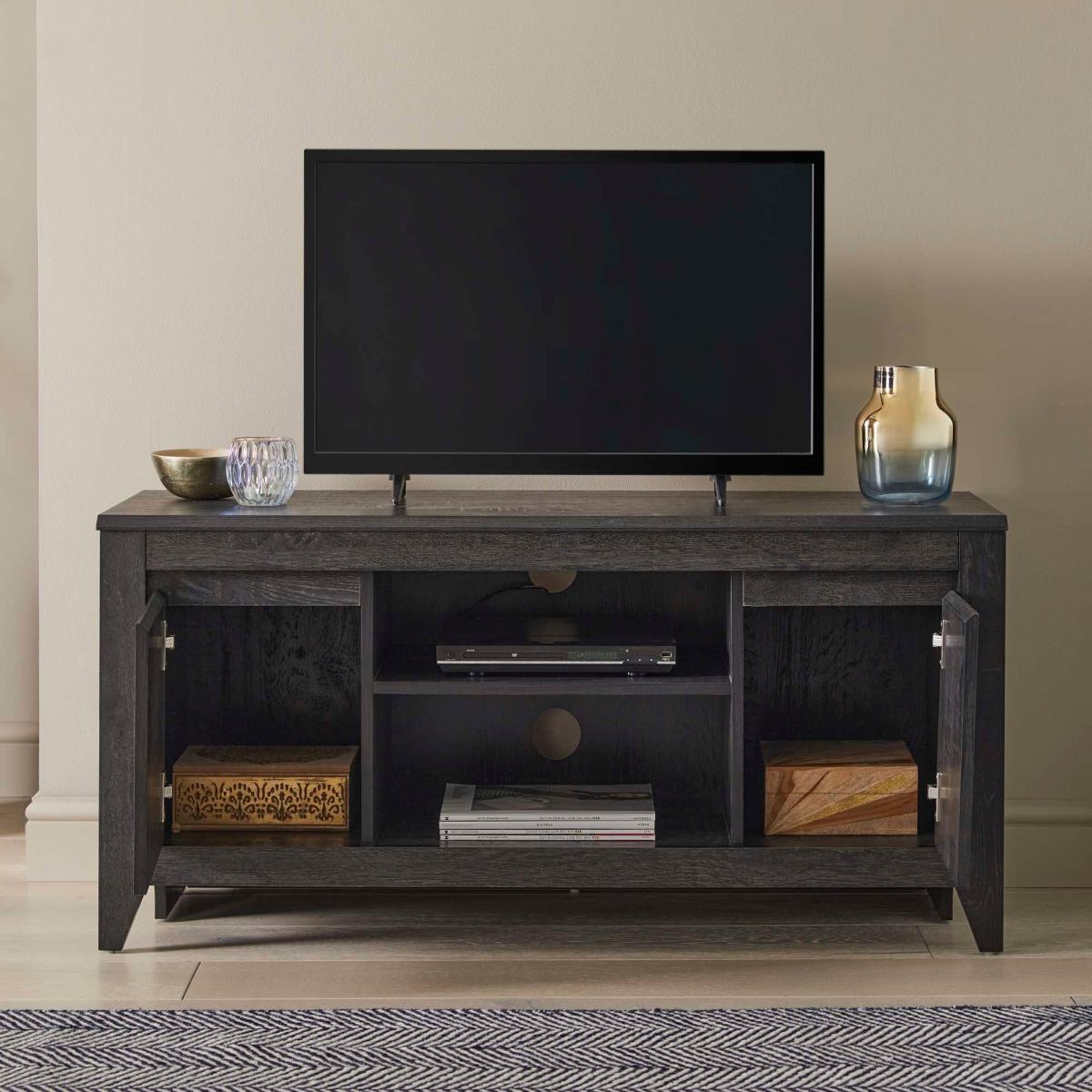Harlow TV Cabinet for TVs up to 50, Black Black – image 2