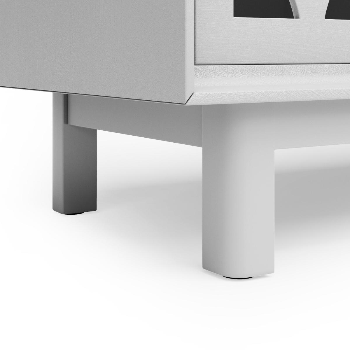 Delphi Grey Wide TV Unit Grey – image 7