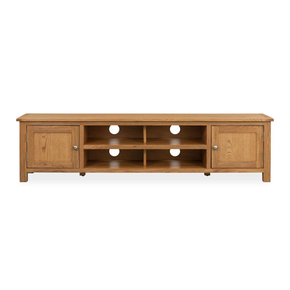Bromley Extra Wide Oak TV Unit Light Oak – image 2
