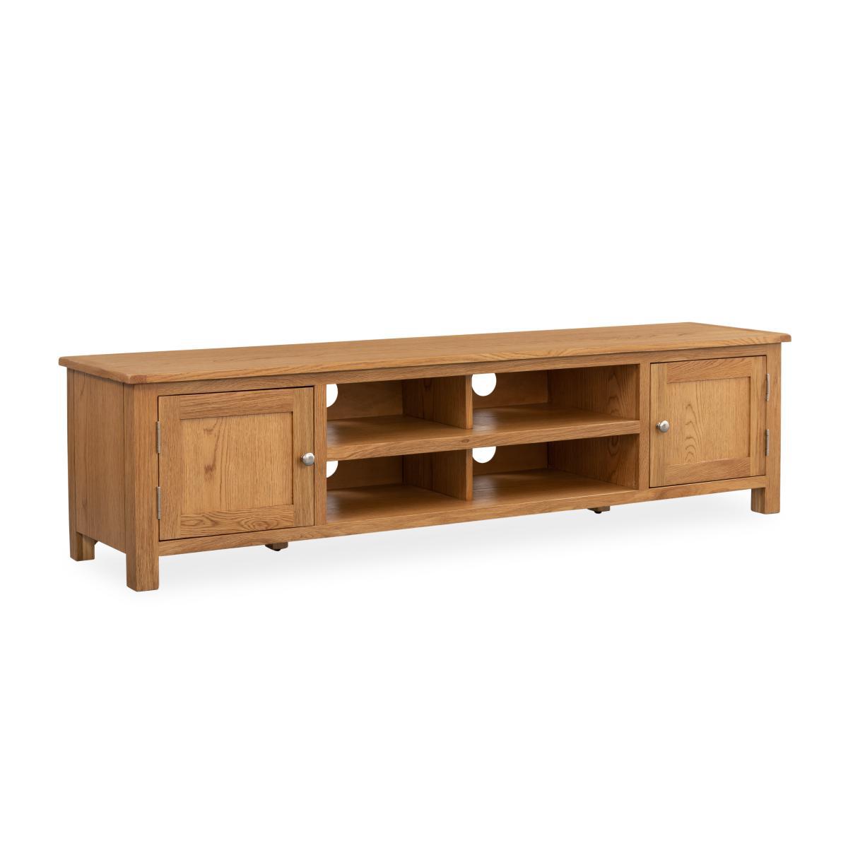 Bromley Extra Wide Oak TV Unit Light Oak – image 3