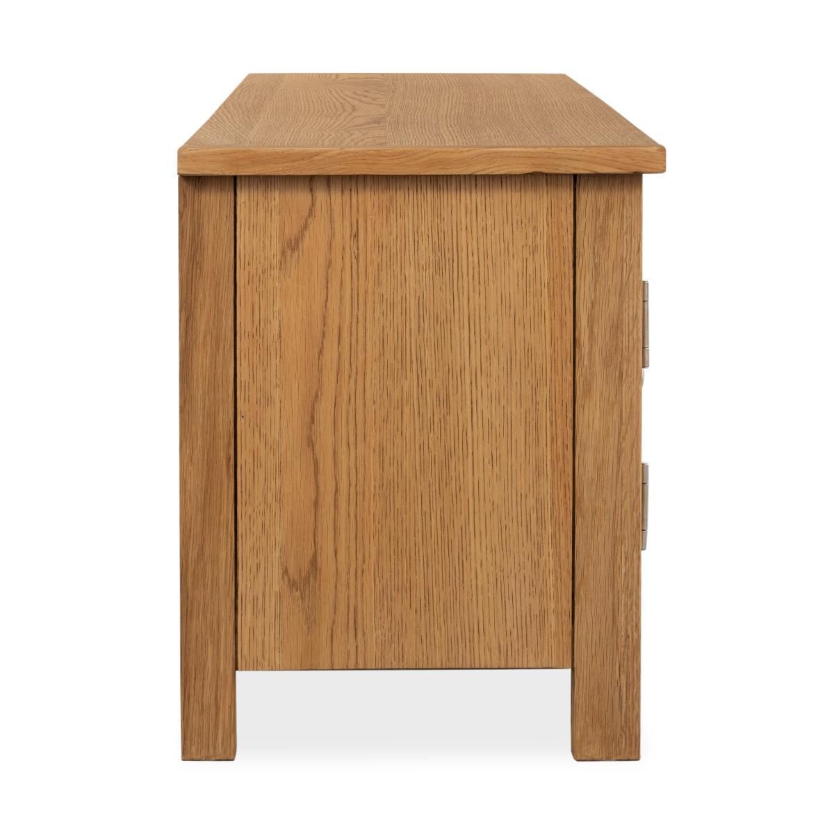 Bromley Extra Wide Oak TV Unit Light Oak – image 5
