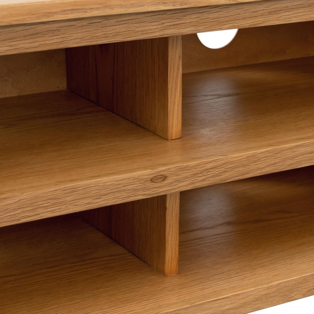 Bromley Extra Wide Oak TV Unit Light Oak – image 8