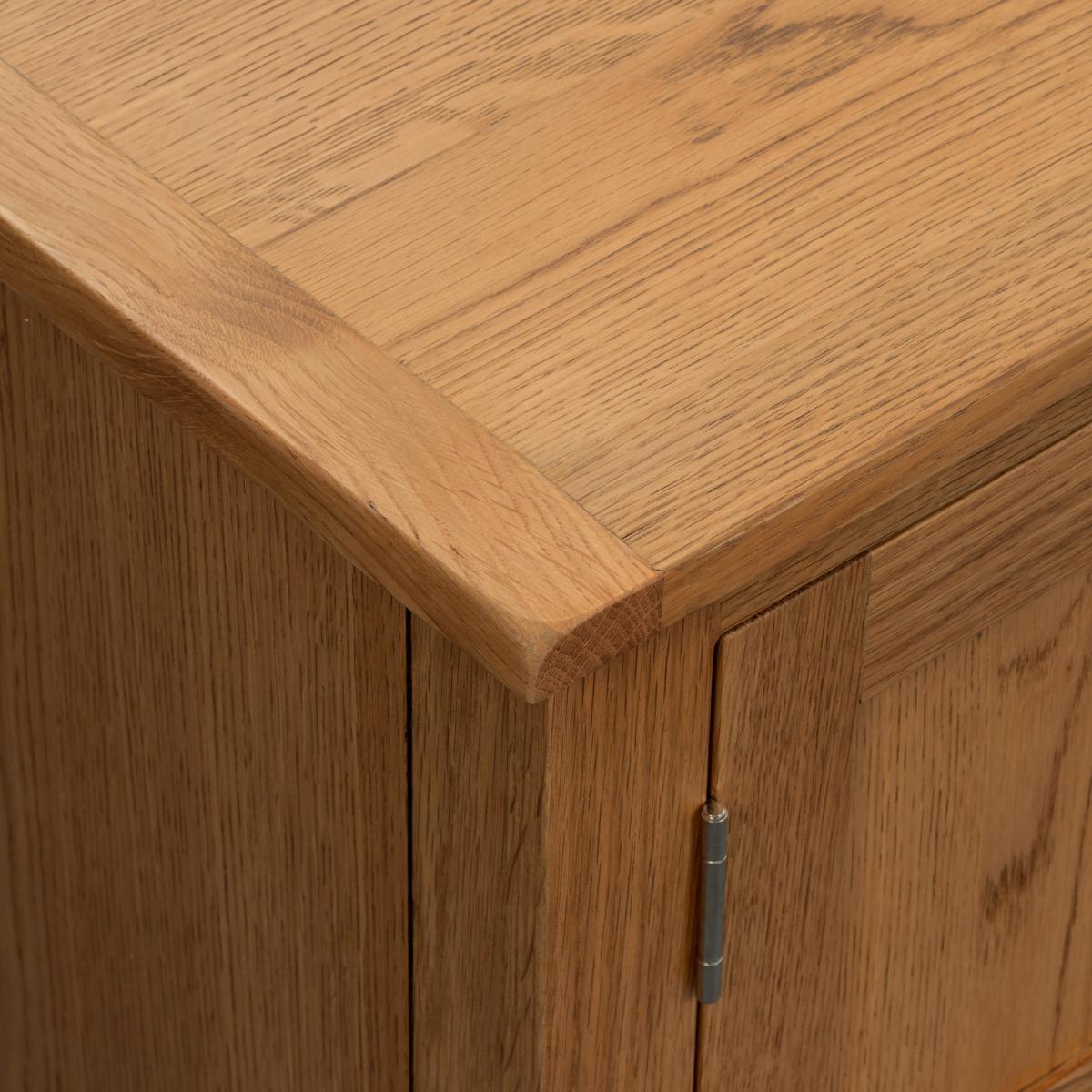 Bromley Extra Wide Oak TV Unit Light Oak – image 10