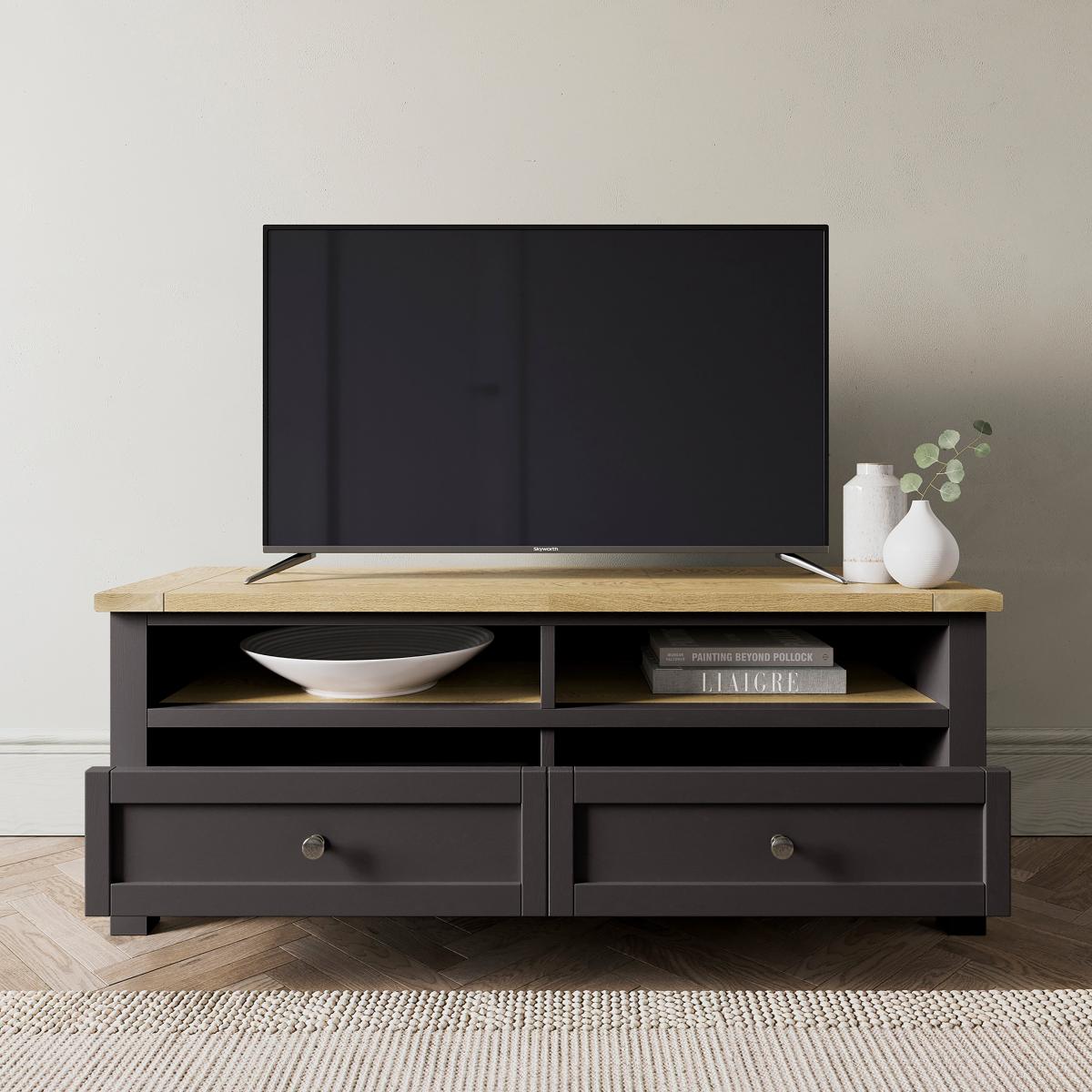 Olney TV Unit for TVs up to 55" Charcoal – image 2