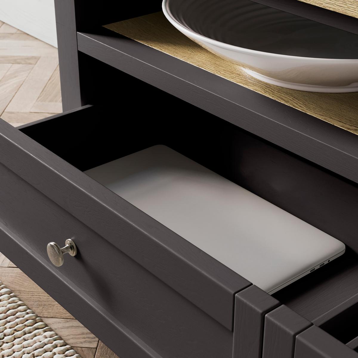 Olney TV Unit for TVs up to 55" Charcoal – image 3