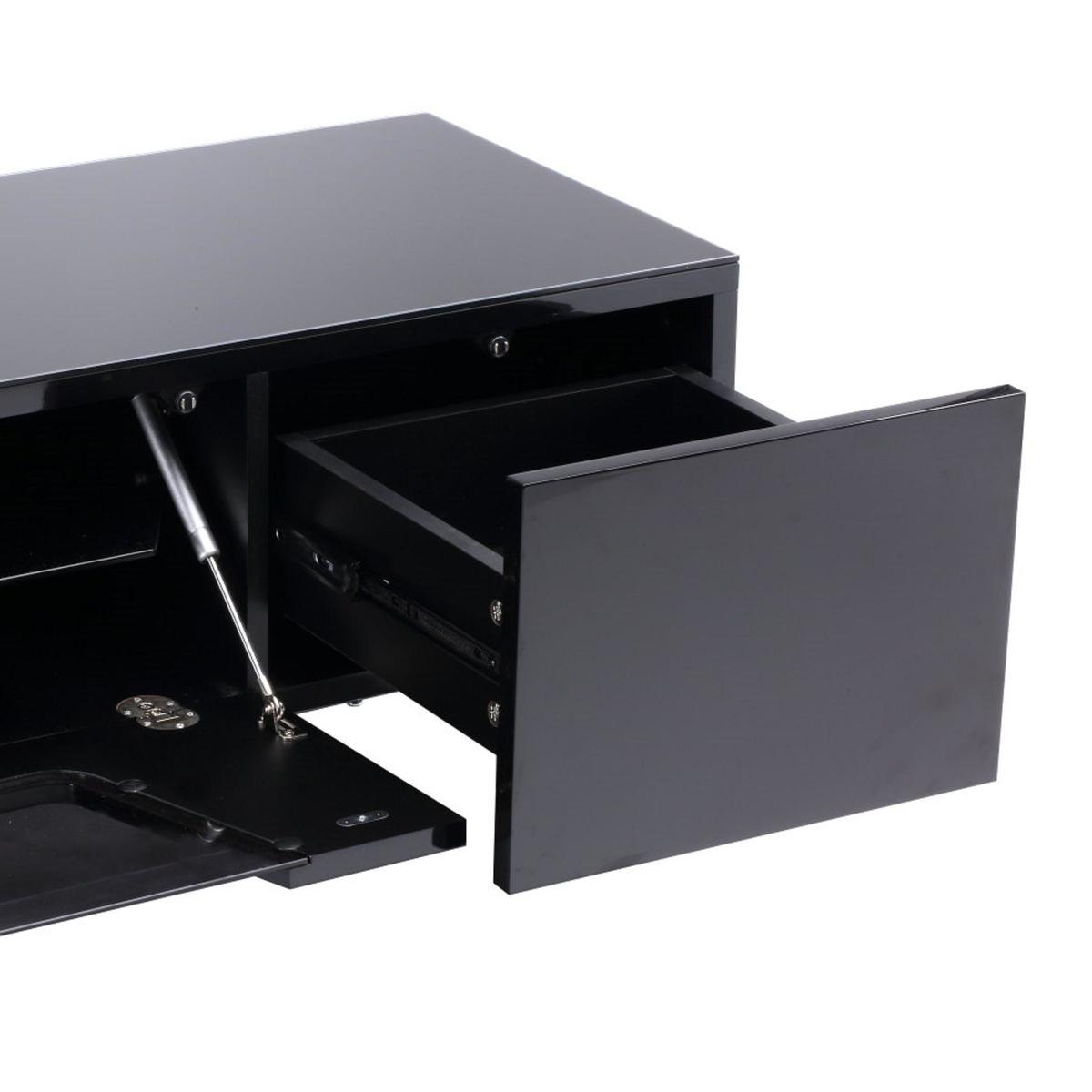 Chromium Extra Wide TV Unit Black – image 3