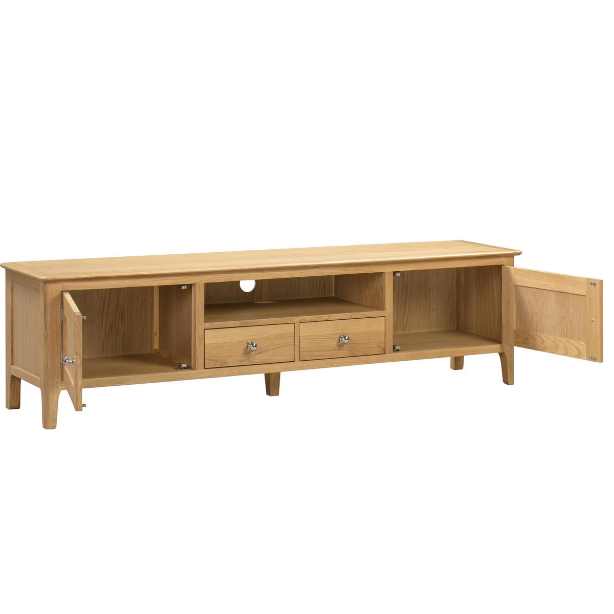 Cotswold Widescreen TV Unit Oak – image 3