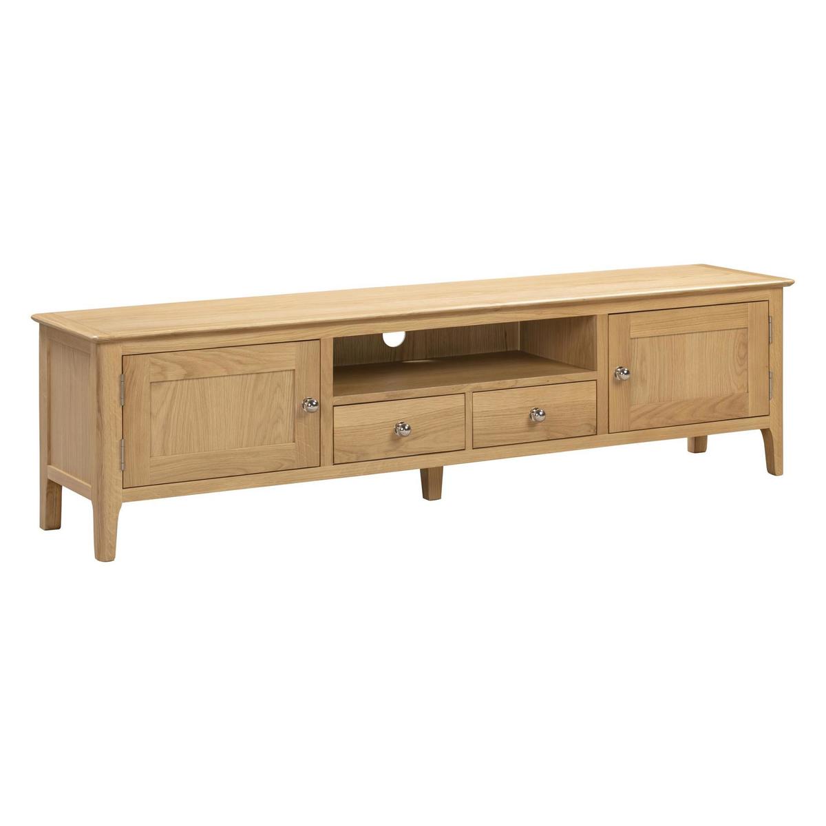 Cotswold Widescreen TV Unit Oak – image 2