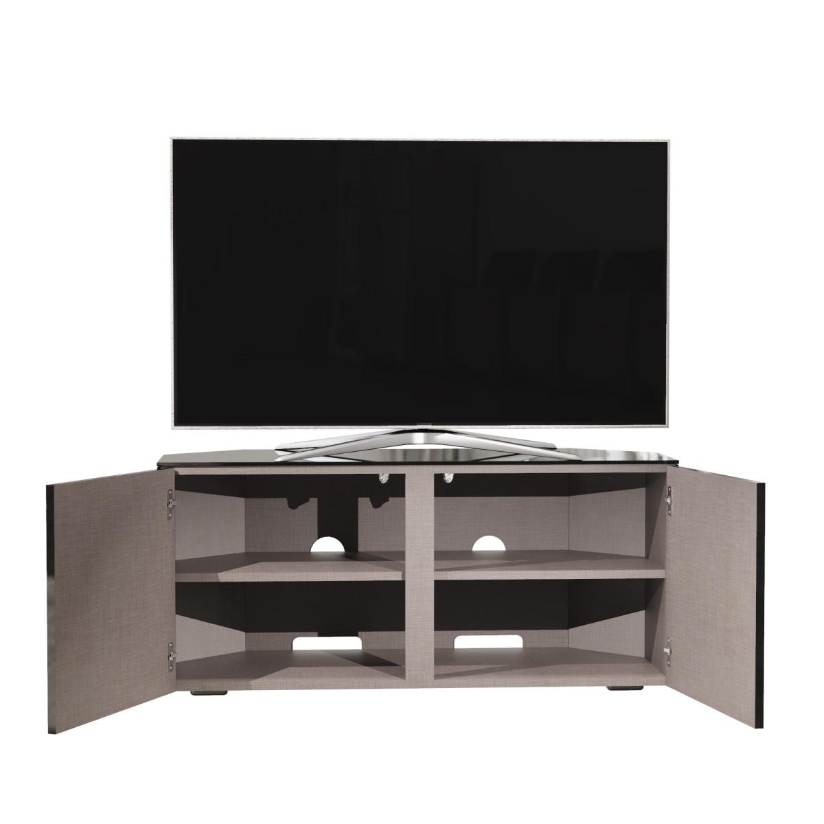 Intel LED Corner TV Unit Black – image 5