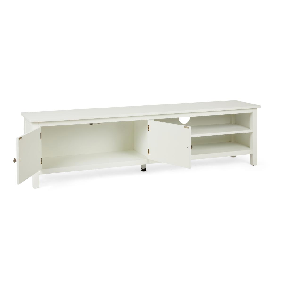 Samira Extra Wide White TV Unit White – image 5