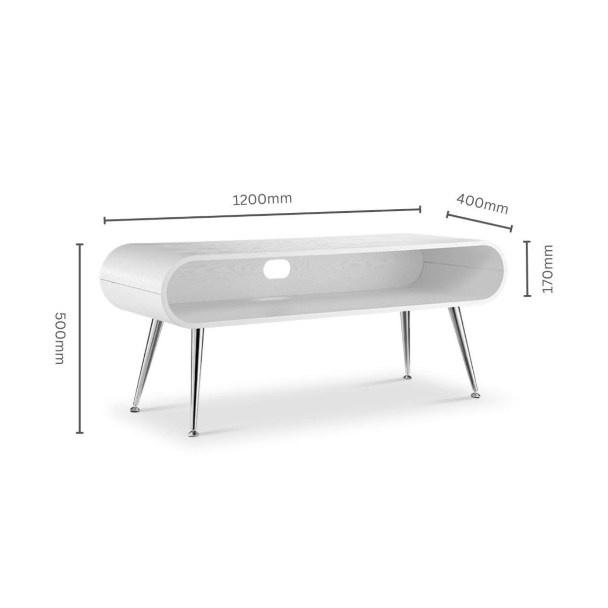 Auckland TV Stand for TVs up to 60 White – image 4