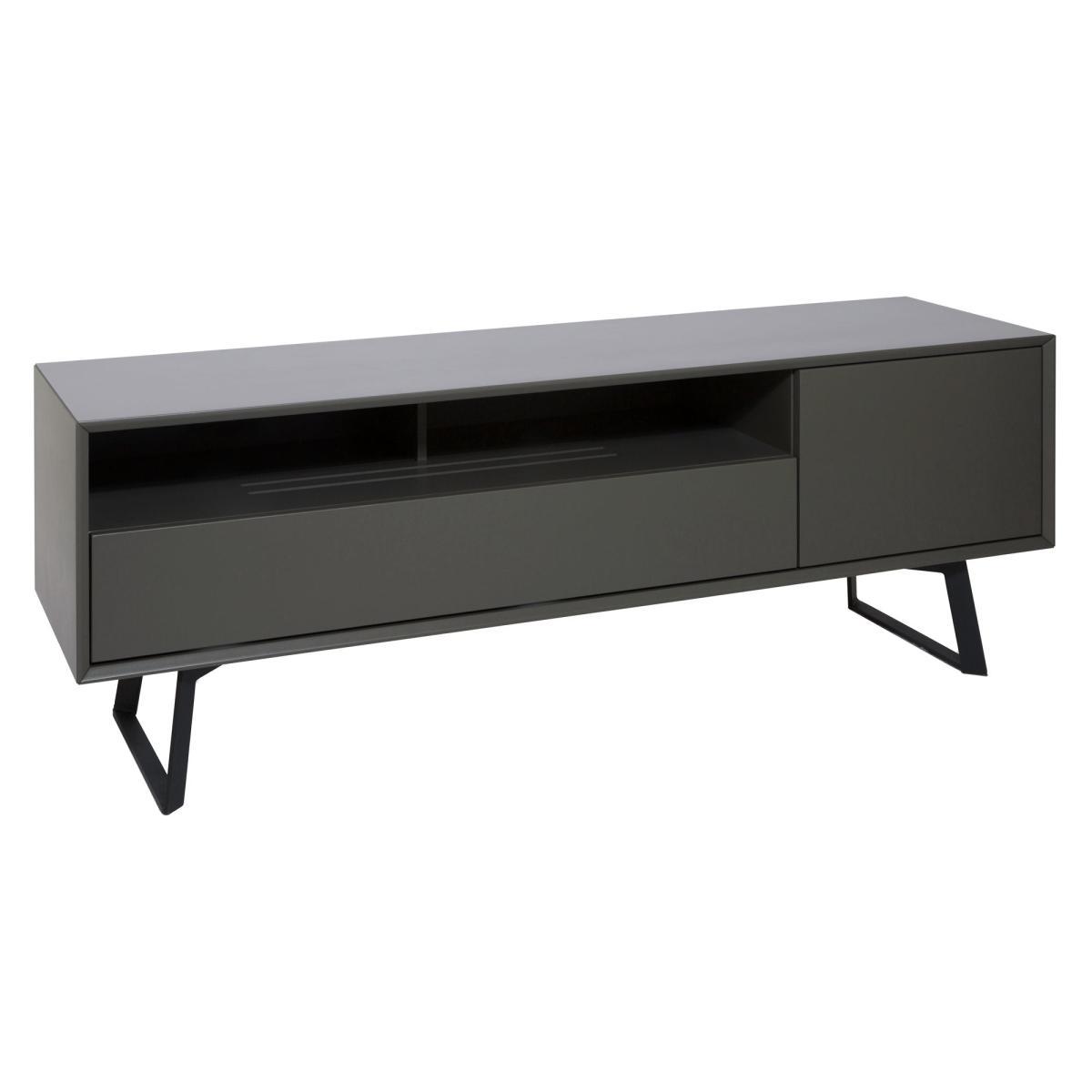 Carbon Wide TV Unit Grey – image 2