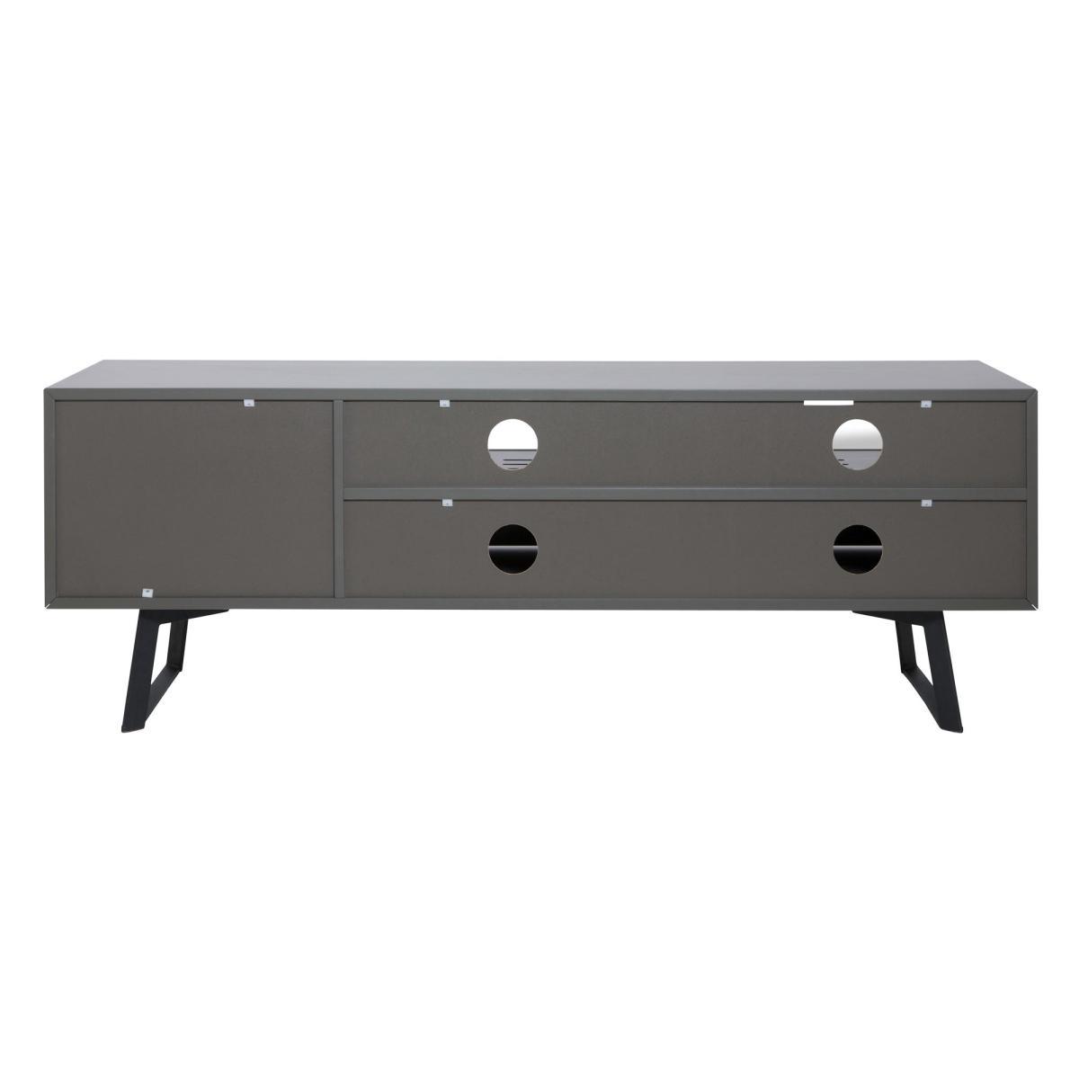 Carbon Wide TV Unit Grey – image 3