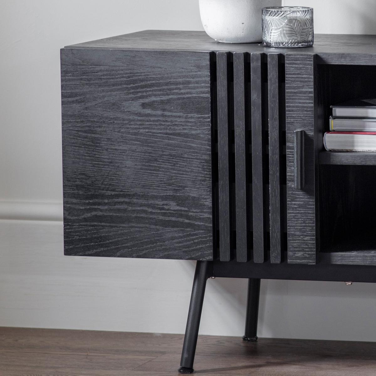 Englewood TV Stand, Black Black – image 3
