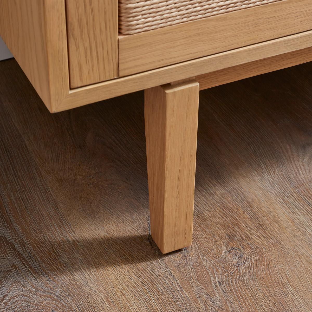 Hester Extra Wide Oak TV Unit For TVs up to 80" Brown – image 4