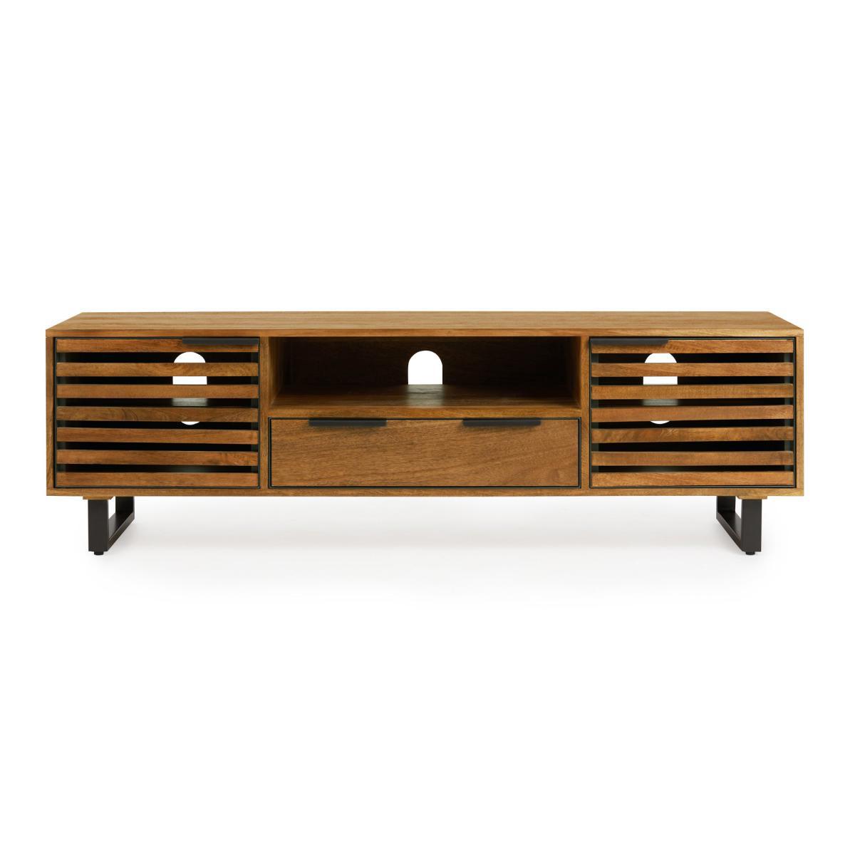 Orsen Wide TV Stand Wood (Brown) – image 2