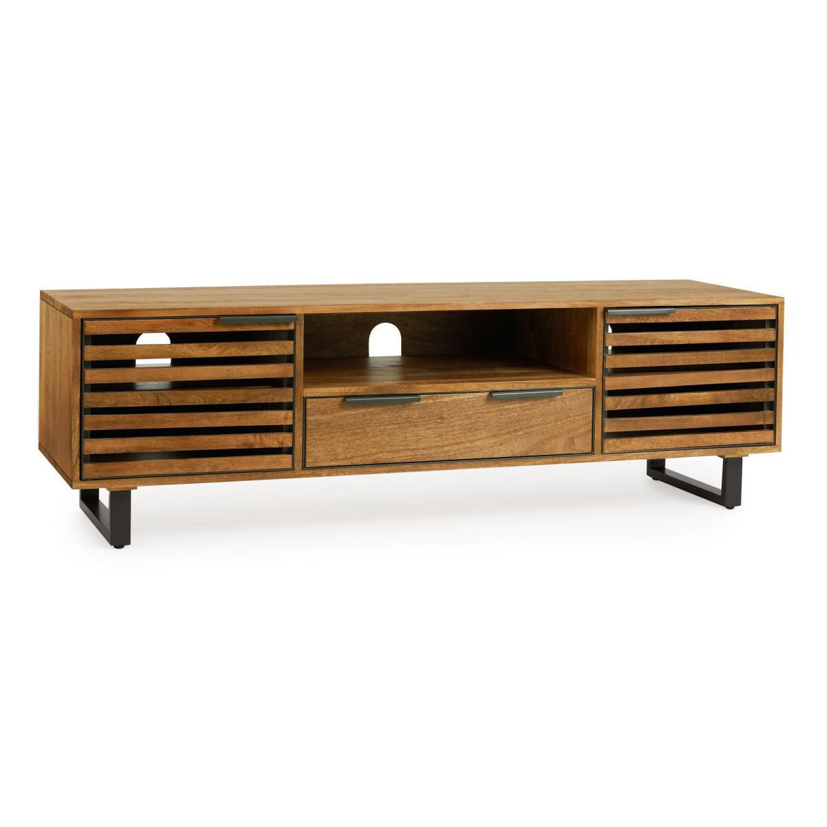 Orsen Wide TV Stand Wood (Brown) – image 3