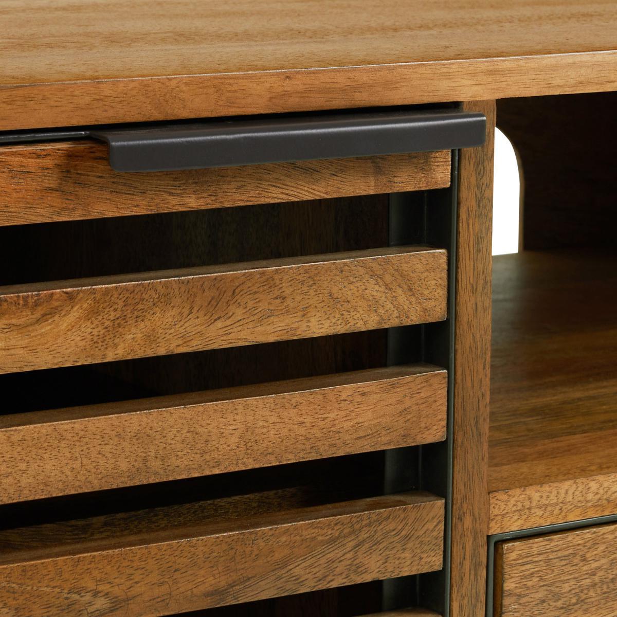 Orsen Wide TV Stand Wood (Brown) – image 5
