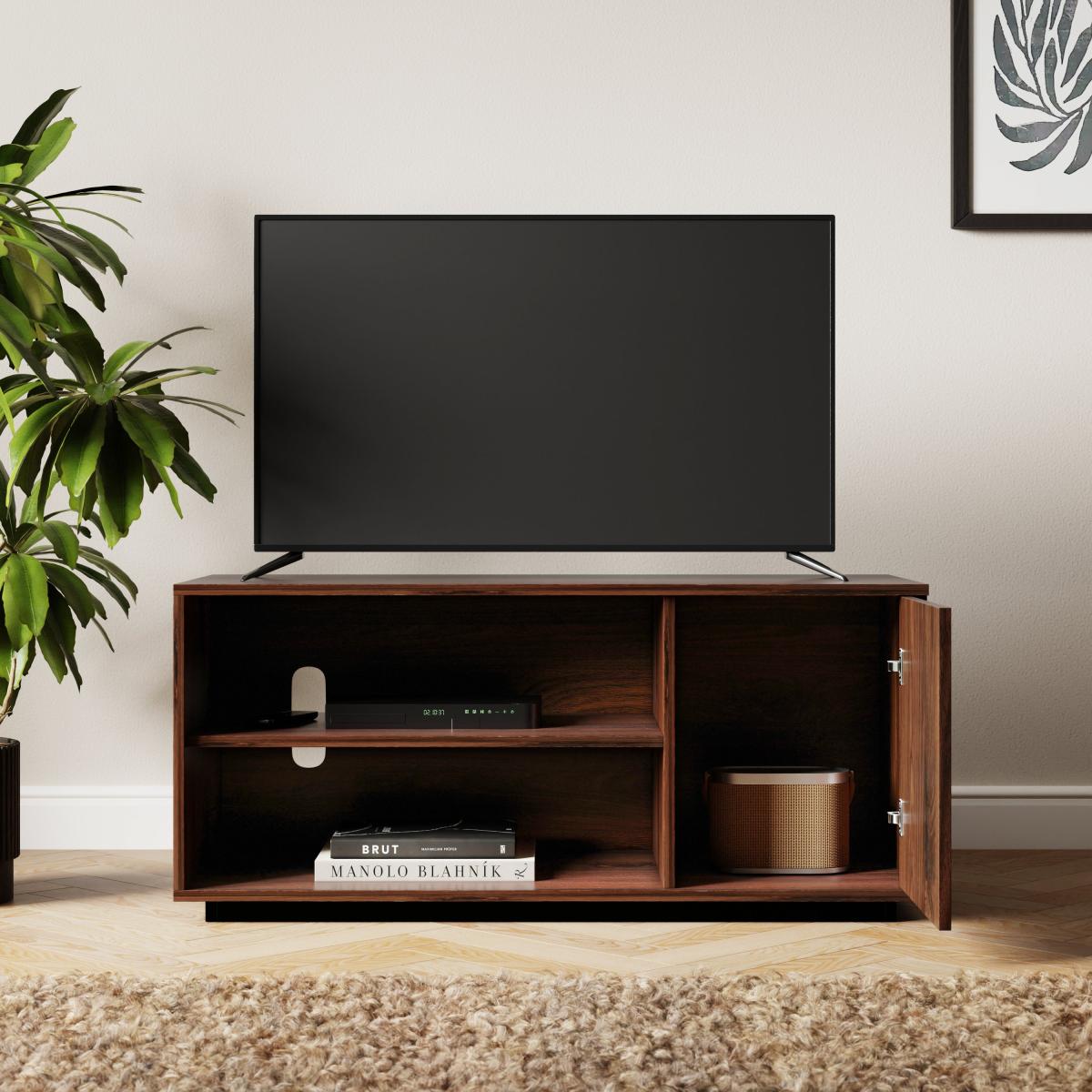 Walter Small Tv Unit for Tvs Up To 55 Walnut – image 3