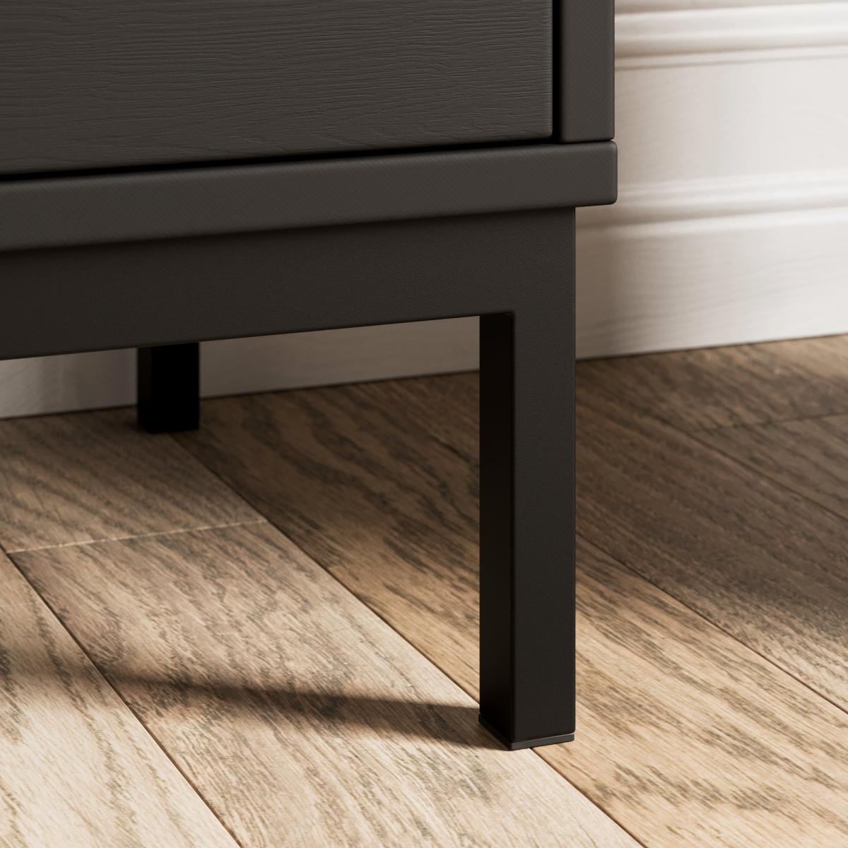 Fulton Black Extra Wide TV Unit Black – image 6