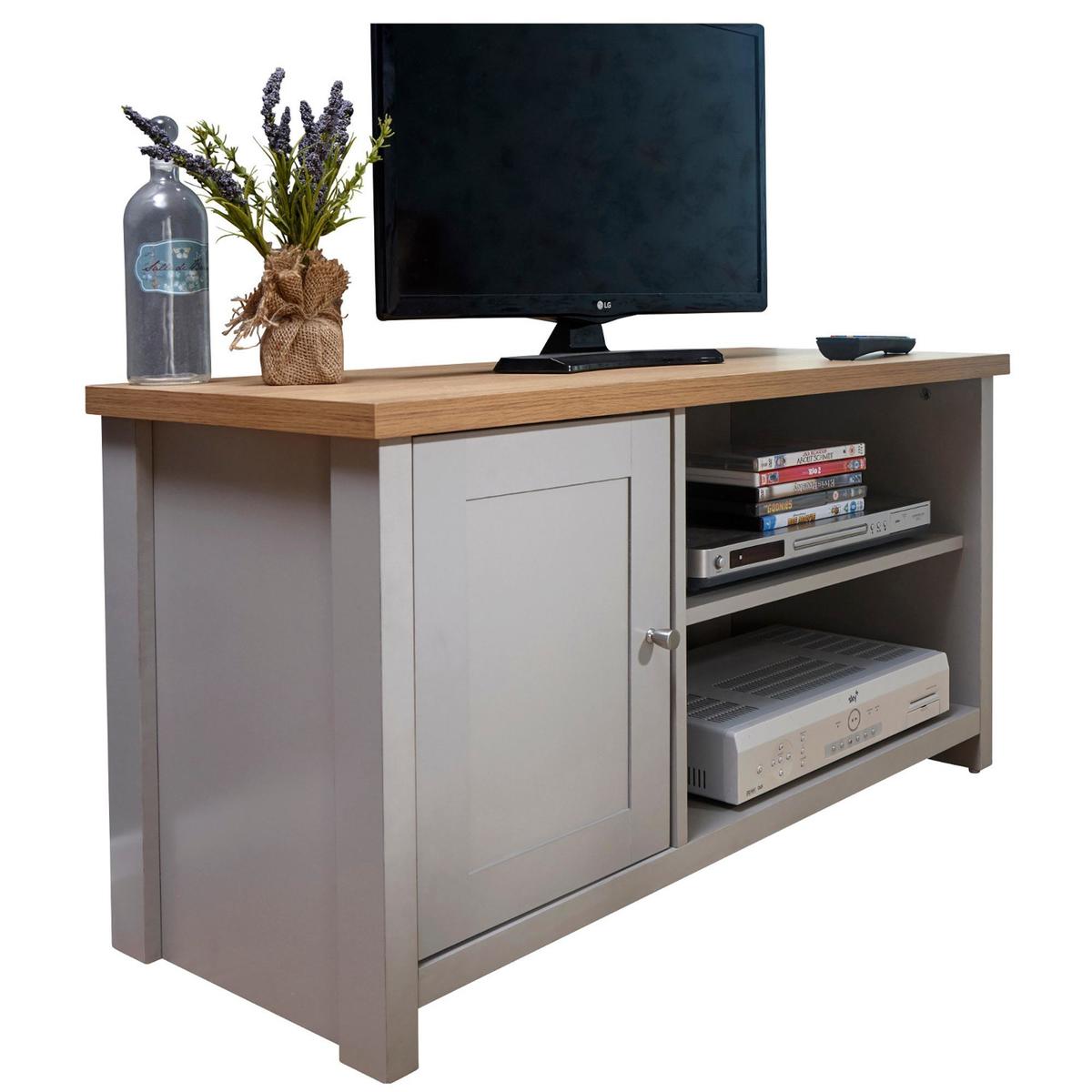 Lancaster TV Cabinet Small Grey – image 2
