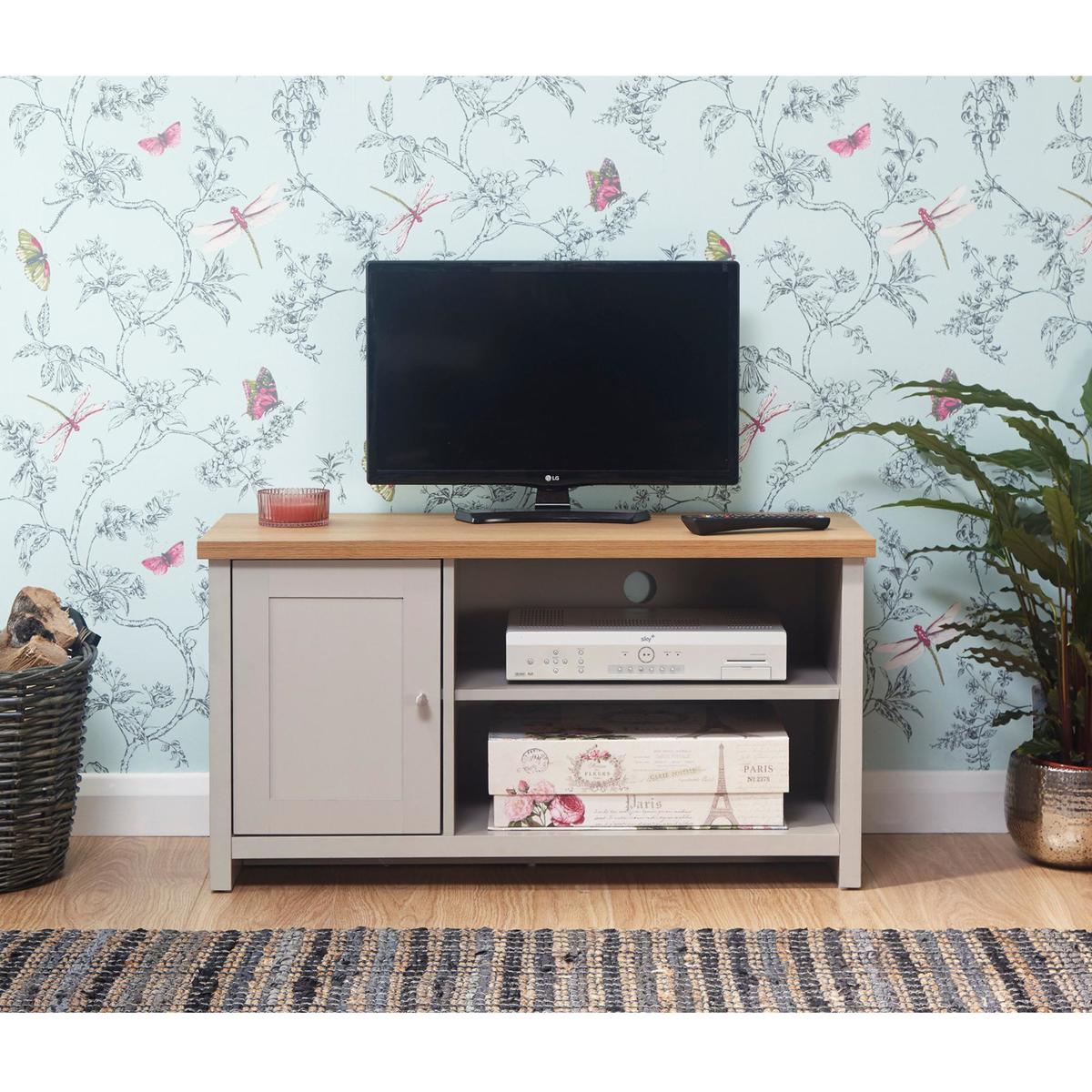 Lancaster TV Cabinet Small Grey – image 3