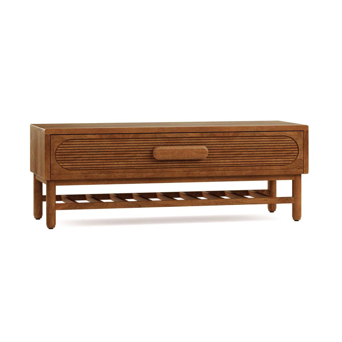 Khari Standard TV Unit Mango Wood Brown – image 2