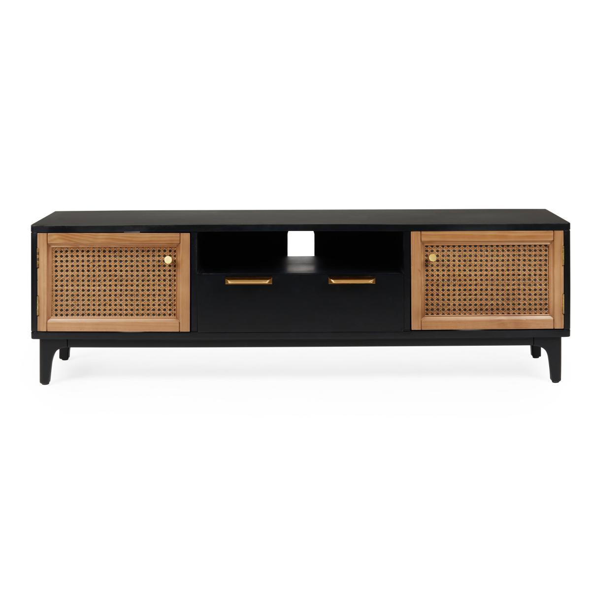 Franco Extra Wide TV Unit Black – image 2