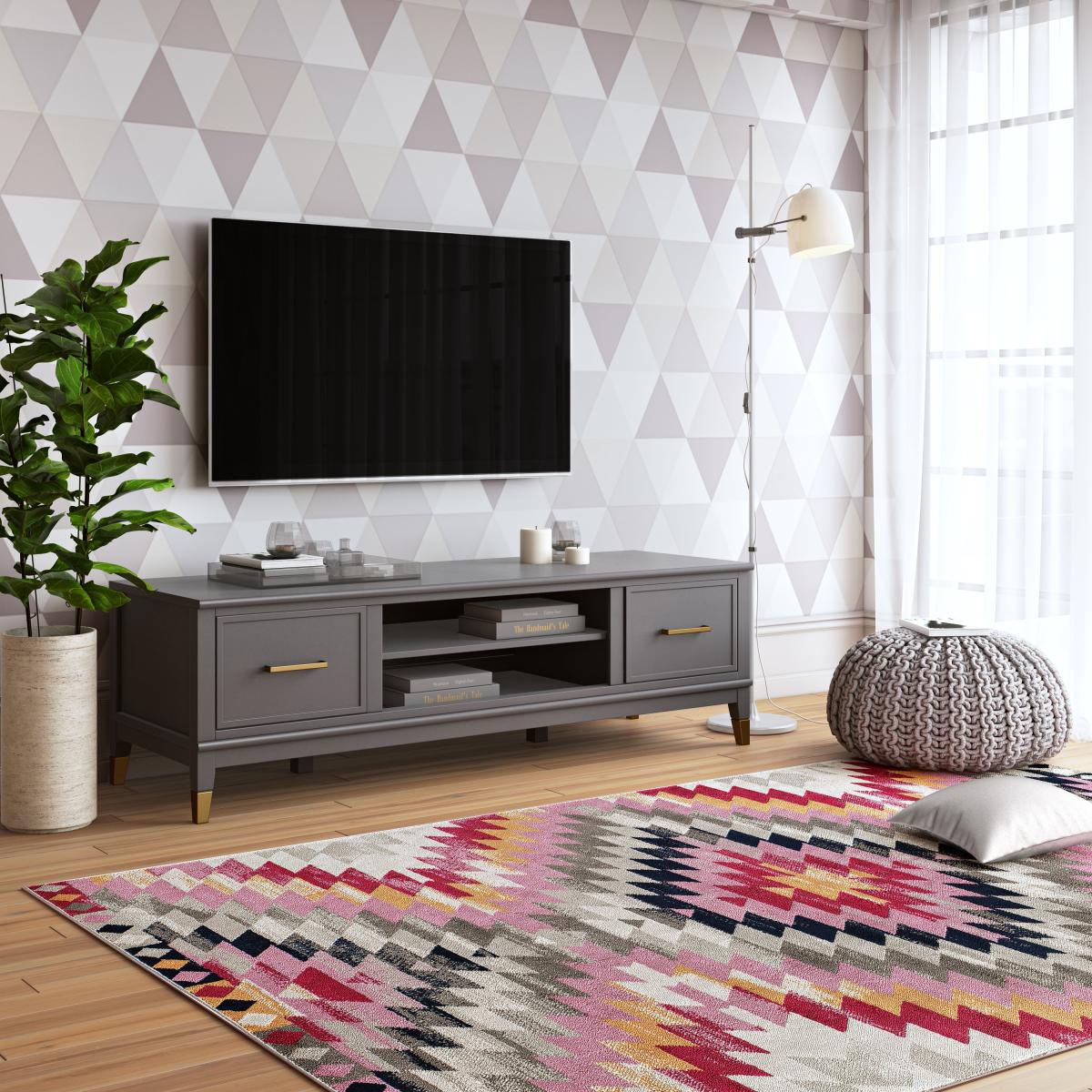 Cosmo Westerleigh TV Stand Graphite (Grey) – image 2