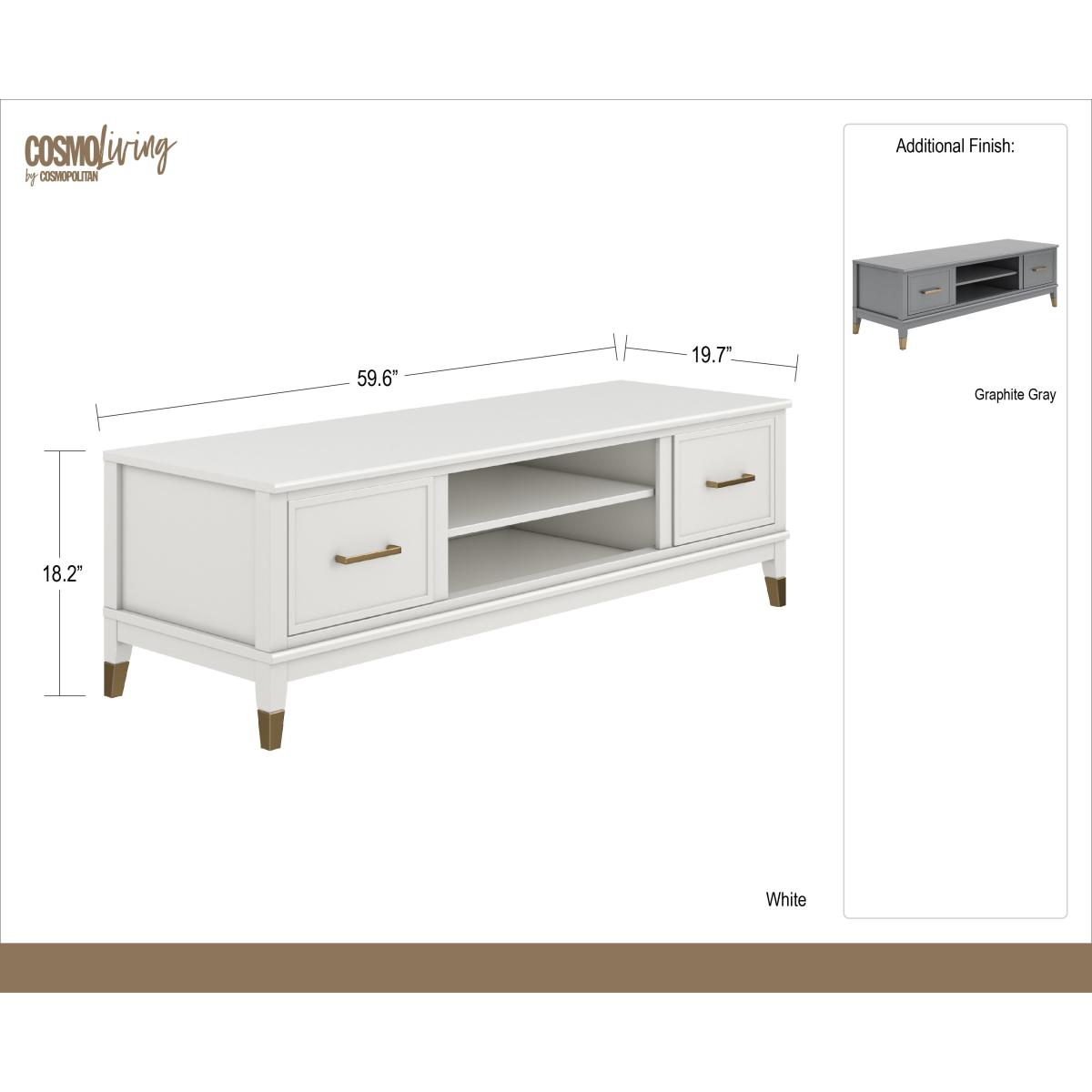 Cosmo Westerleigh TV Stand Graphite (Grey) – image 7