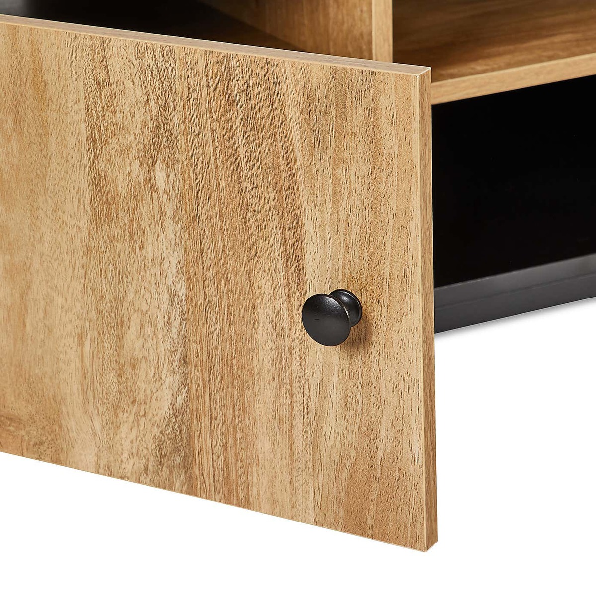 Greenwich Corner TV Stand Black and Brown – image 5