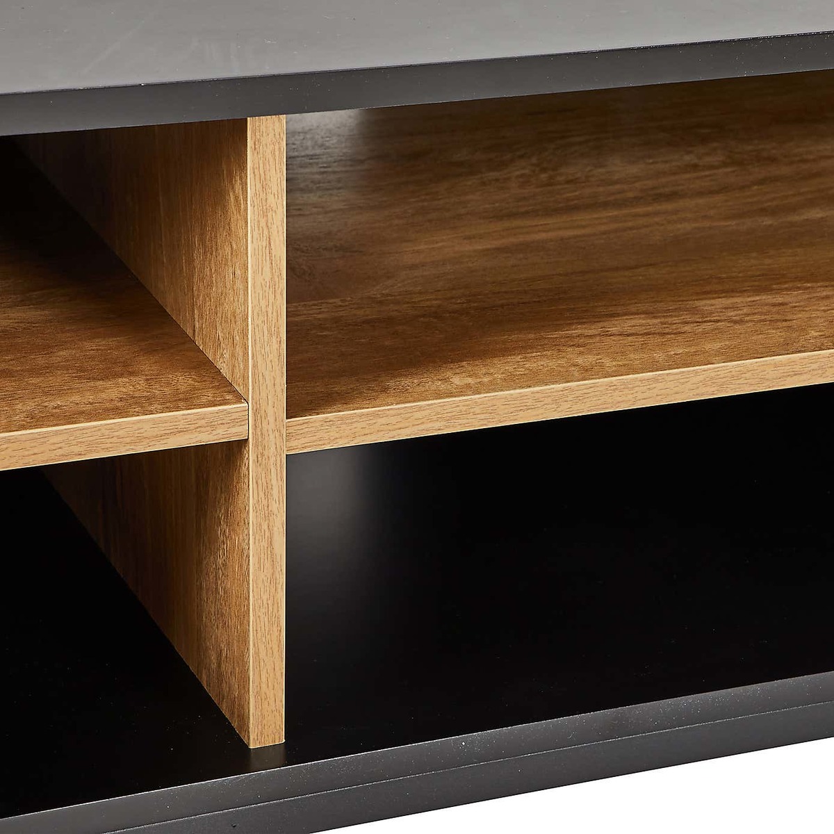 Greenwich Corner TV Stand Black and Brown – image 6
