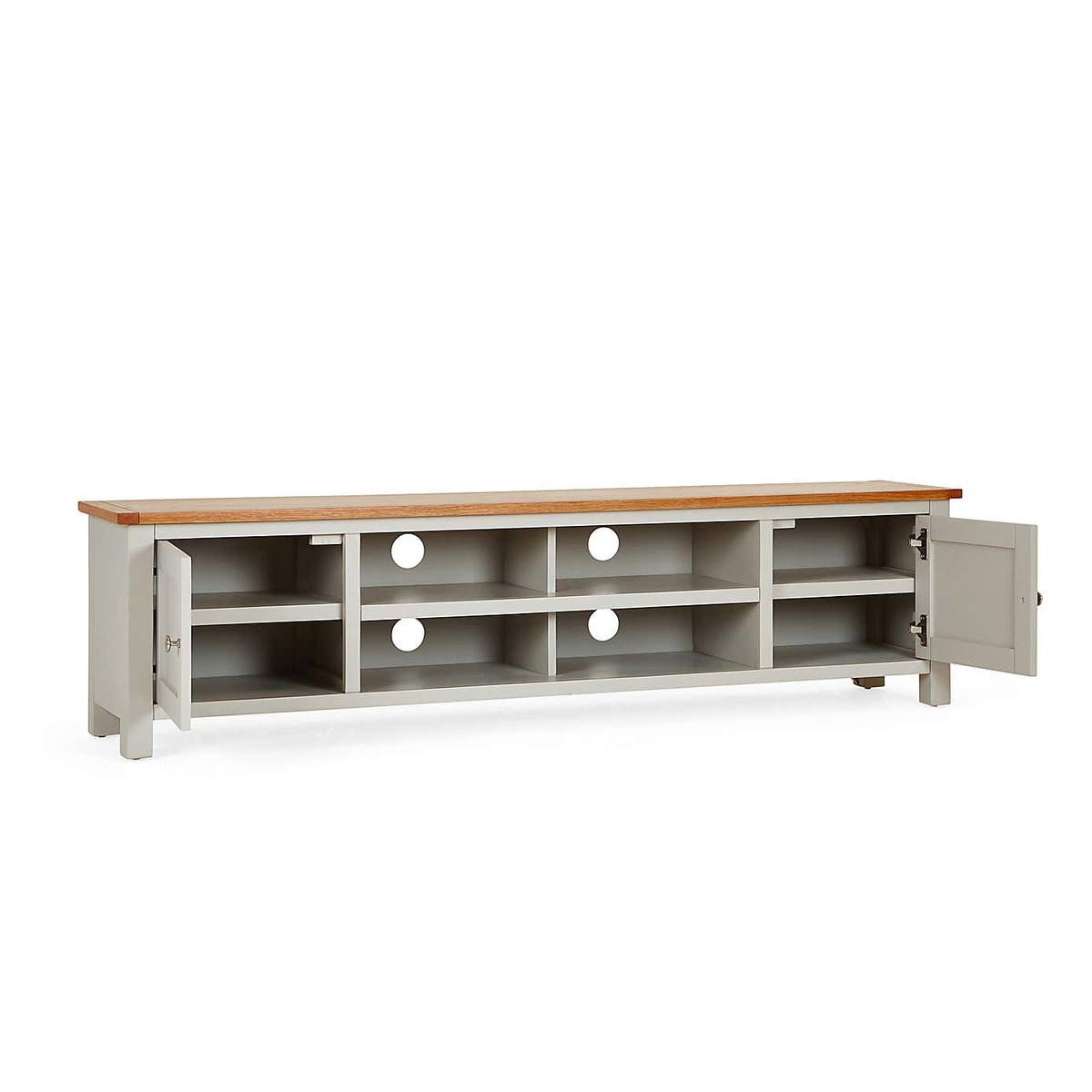 Bromley Grey Extra Wide TV Stand Grey – image 5