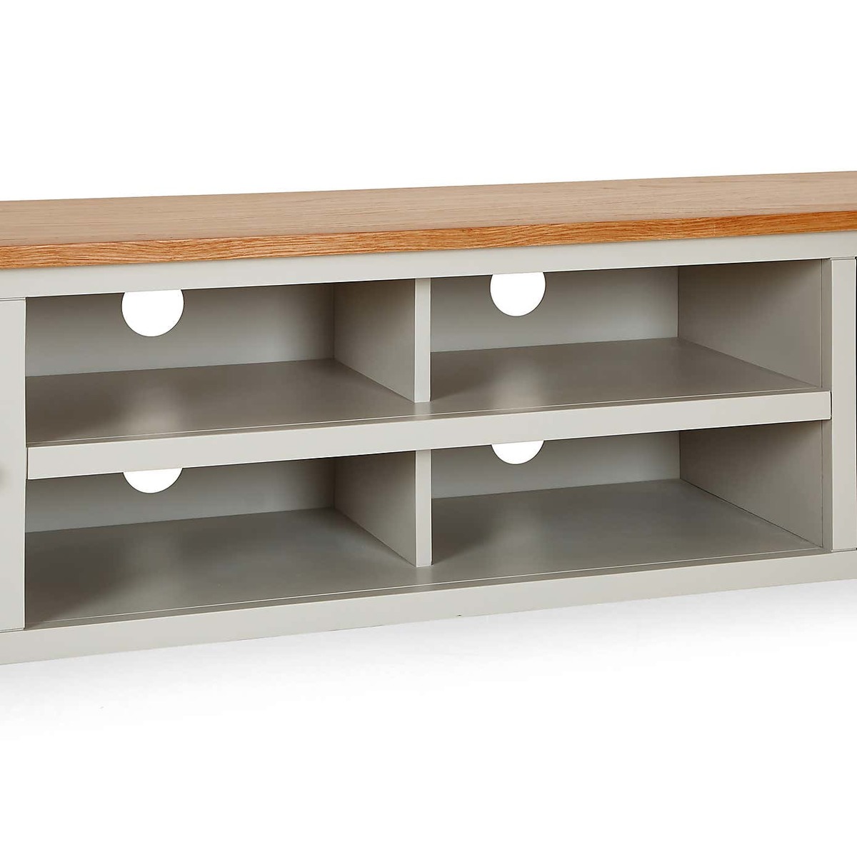 Bromley Grey Extra Wide TV Stand Grey – image 6