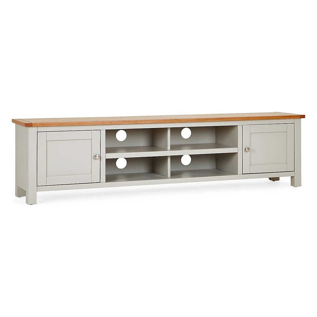 Bromley Grey Extra Wide TV Stand Grey – image 2