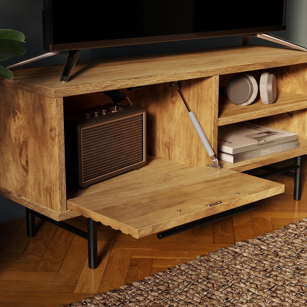 Bryant Small Tv Unit for Tvs Up To 40 Mango Wood Effect – image 3